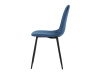 CT-971 BLUE4, jídelní židle, černá / látka modrá