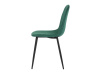 CT-971 GRN4, jídelní židle, černá / látka zelená