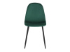 CT-971 GRN4, jídelní židle, černá / látka zelená