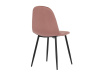 CT-971 PINK4, jídelní židle, černá / látka růžová