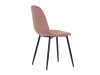 CT-971 PINK4, jídelní židle, černá / látka růžová