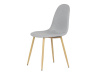 CT-972 SIL2, jídelní židle, přírodní / látka stříbrná