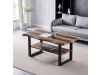 CT-F4212 OLW, konferenční stůl 120x60cm, černý lak / staré dřevo