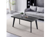 CT-F4412 GREY, konferenční stůl 120x60cm, černý lak / dub šedý