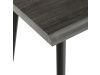 CT-F4412 GREY, konferenční stůl 120x60cm, černý lak / dub šedý