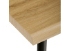 CT-F4412 OAK, konferenční stůl 120x60cm, černý lak / dub divoký