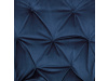 DCH-421 BLUE4, jídelní křeslo, černý lak / látka modrý samet