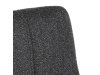 DCH-P3146 GREY2, jídelní křeslo, černá / látka tmavě šedá
