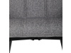 DCH-P3146 SIL2, jídelní křeslo, černá / látka světle šedá