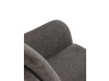 DCH-P3174 GREY2, jídelní otočné křeslo, černá / látka šedá