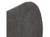DCL-1031 GREY2, jídelní židle, černá / látka šedá