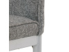 DCL-379 GREY2, jídelní židle, šedá / látka stříbrná