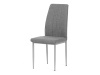 DCL-379 GREY2, jídelní židle, šedá / látka stříbrná