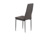 DCL-397 GREY2, jídelní židle, antracit / látka šedá