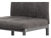 DCL-397 GREY2, jídelní židle, antracit / látka šedá