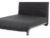 DCL-400 GREY2, jídelní židle, antracit / látka šedá