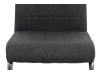 DCL-400 GREY2, jídelní židle, antracit / látka šedá