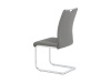 DCL-411 GREY, jídelní židle, chrom / ekokůže šedá