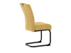 DCL-E2008 YEL2, jídelní židle, černá / látka žlutá