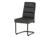 DCL-P3107 GREY2, jídelní židle, černá / látka tmavě šedá