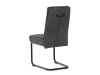 DCL-P3107 GREY2, jídelní židle, černá / látka tmavě šedá