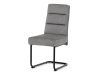 DCL-P3107 SIL2, jídelní židle, černá / látka světle šedá