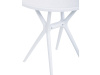 DT-X7007 WT, jídelní stůl pr. 65cm, plast bílý 