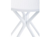 DT-X7007 WT, jídelní stůl pr. 65cm, plast bílý 