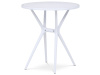 DT-X7007 WT, jídelní stůl pr. 65cm, plast bílý 