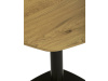 DT-X7117 OAK, jídelní stůl 80x80cm, černá / dub