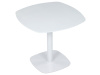 DT-X7117 WT, jídelní stůl 80x80cm, bílá