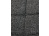 HC-462 GREY2, jídelní židle, černá / látka šedá