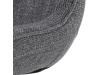 HC-465 GREY2, jídelní židle, černá / látka šedá