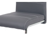 HC-481 GREY, jídelní židle, chrom / ekokůže šedá