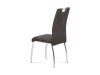 HC-486 GREY3, jídelní židle, chrom / látka šedá