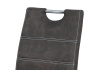 HC-486 GREY3, jídelní židle, chrom / látka šedá