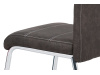 HC-486 GREY3, jídelní židle, chrom / látka šedá