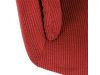 HC-993 RED2, jídelní křeslo, černá otočná podnož / látka červená