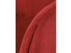 HC-993 RED2, jídelní křeslo, černá otočná podnož / látka červená