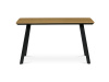 HT-531 OAK, jídelní stůl 140x80cm, černý lak / dub