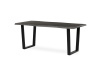 HT-F4218 GREY, jídelní stůl 180x90cm, černý lak / dub šedý