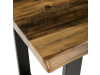 HT-F4218 OLW, jídelní stůl 180x90cm, černý lak / staré dřevo