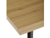 HT-F4413 OAK, jídelní stůl 130x80cm, černý lak / dub divoký