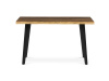 HT-F4413 OLW, jídelní stůl 130x80cm, černý lak / staré dřevo
