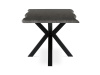 HT-F4618 GREY, jídelní stůl 180x90cm, černý lak / dub šedý