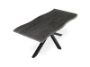 HT-F4618 GREY, jídelní stůl 180x90cm, černý lak / dub šedý