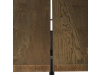HT-T1818 WAL, jídelní stůl 180x90cm, černá / ořech