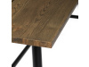 HT-T1818 WAL, jídelní stůl 180x90cm, černá / ořech