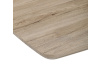 HT-W1570 SRE, jídelní stůl 160x90cm, černý lak / dub san remo