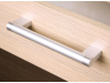 MODENA MDF, kuchyň 220cm s pracovní deskou 100+60cm, rijeka světlá / bílý lesk / grafit